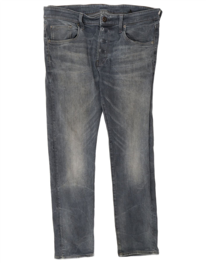 Vaqueros ajustados para hombre G-Star W34 L30 Poliéster azul