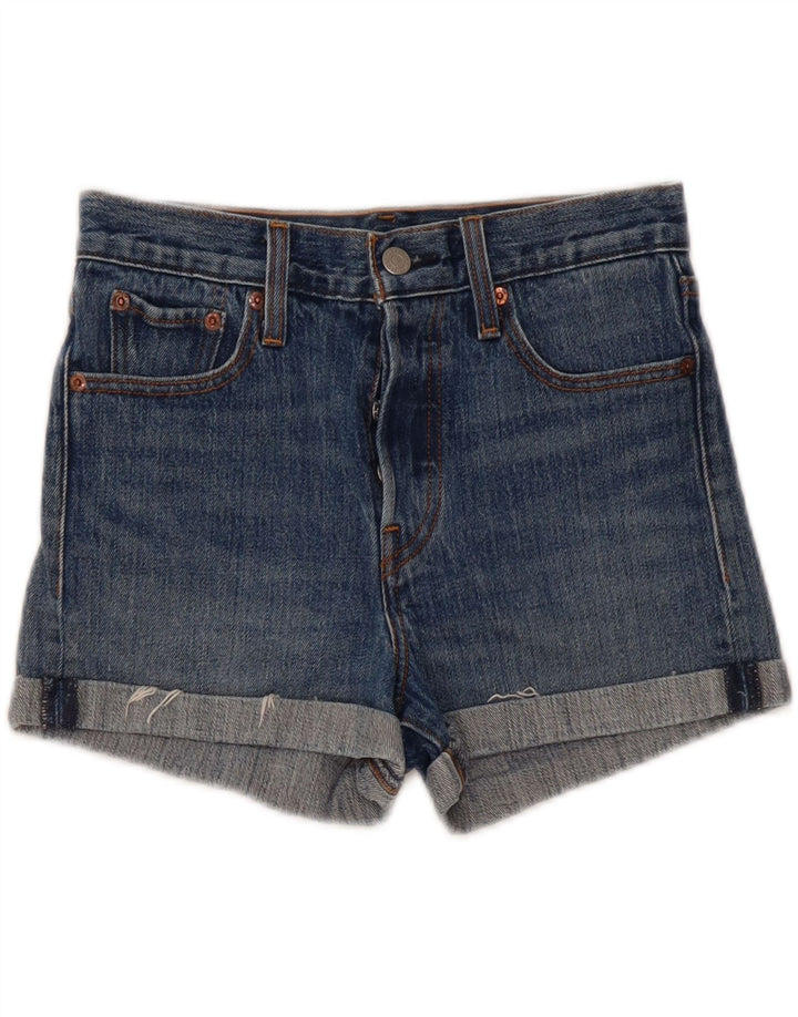 Shorts Vaqueros Levi's Mujer W26 Small Azul Algodón