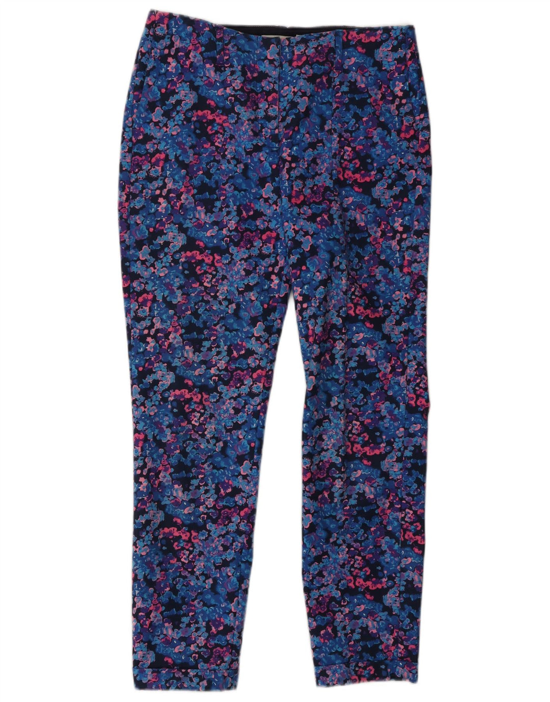 BODEN Pantalones chinos ajustados para mujer UK 12 Medium W30 L28 Multicolor Floral