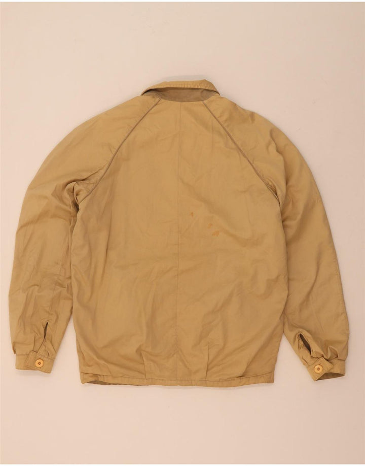 Chaqueta de ante reversible para hombre vintage IT 48 cuero beige medio