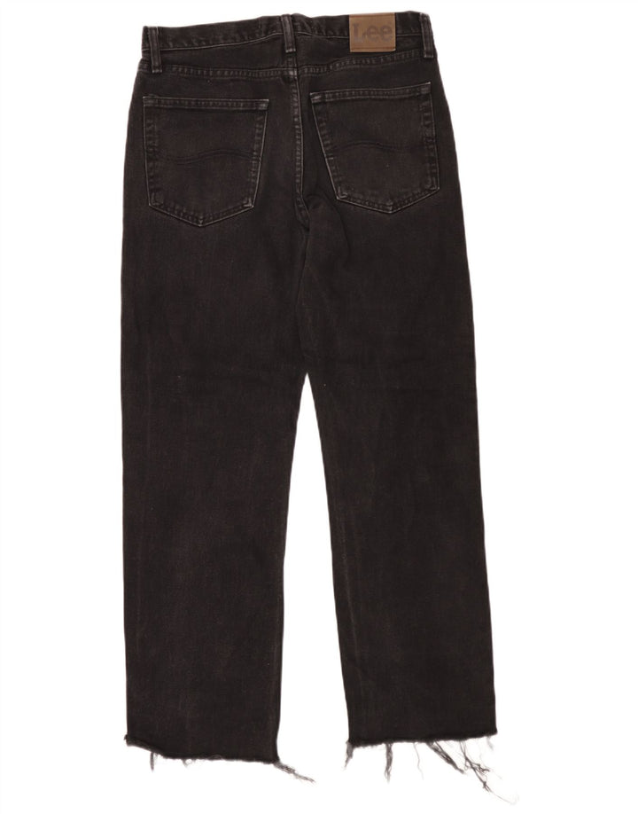 Vaqueros rectos de corte regular para hombre Lee W32 L30 Algodón negro