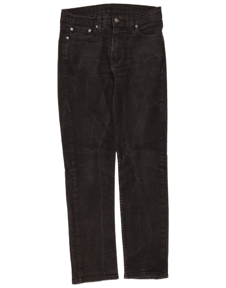 Levi's Hombre 511 Slim Jeans W30 L32 Algodón Negro