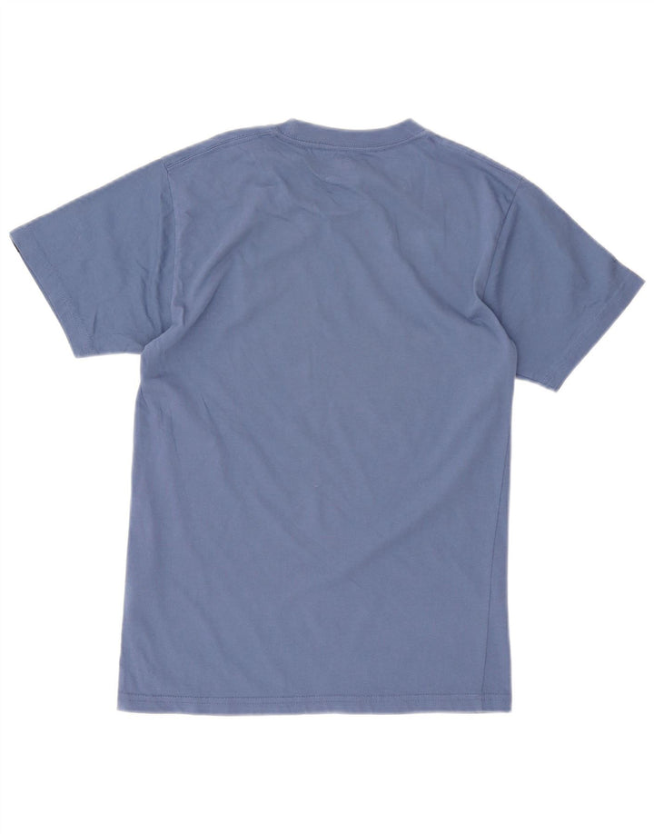 Vans Hombre Classic Fit Camiseta Top Pequeño Algodón Azul