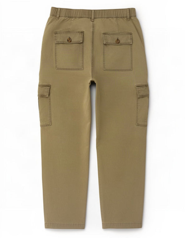 Marks & Spencer Pantalones tipo joggers cargo para mujer UK 12 Medium W30 L26 Caqui