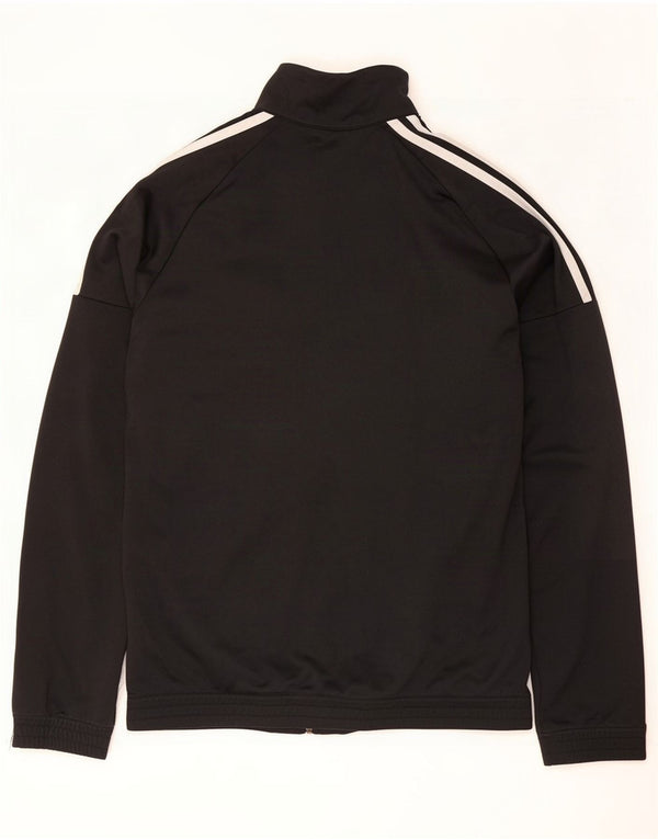 Adidas Chaqueta de chándal para hombre UK 38/40 Mediano Negro Poliéster