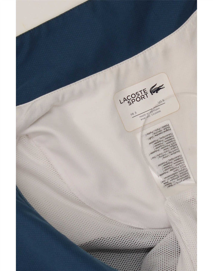 Lacoste Mens Graphic Chándal Top Chaqueta Tamaño 3 Pequeño Azul Colorblock