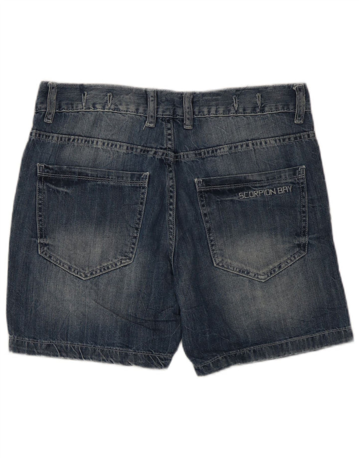 Shorts vaqueros para hombre Scorpion Bay W30 Algodón azul medio