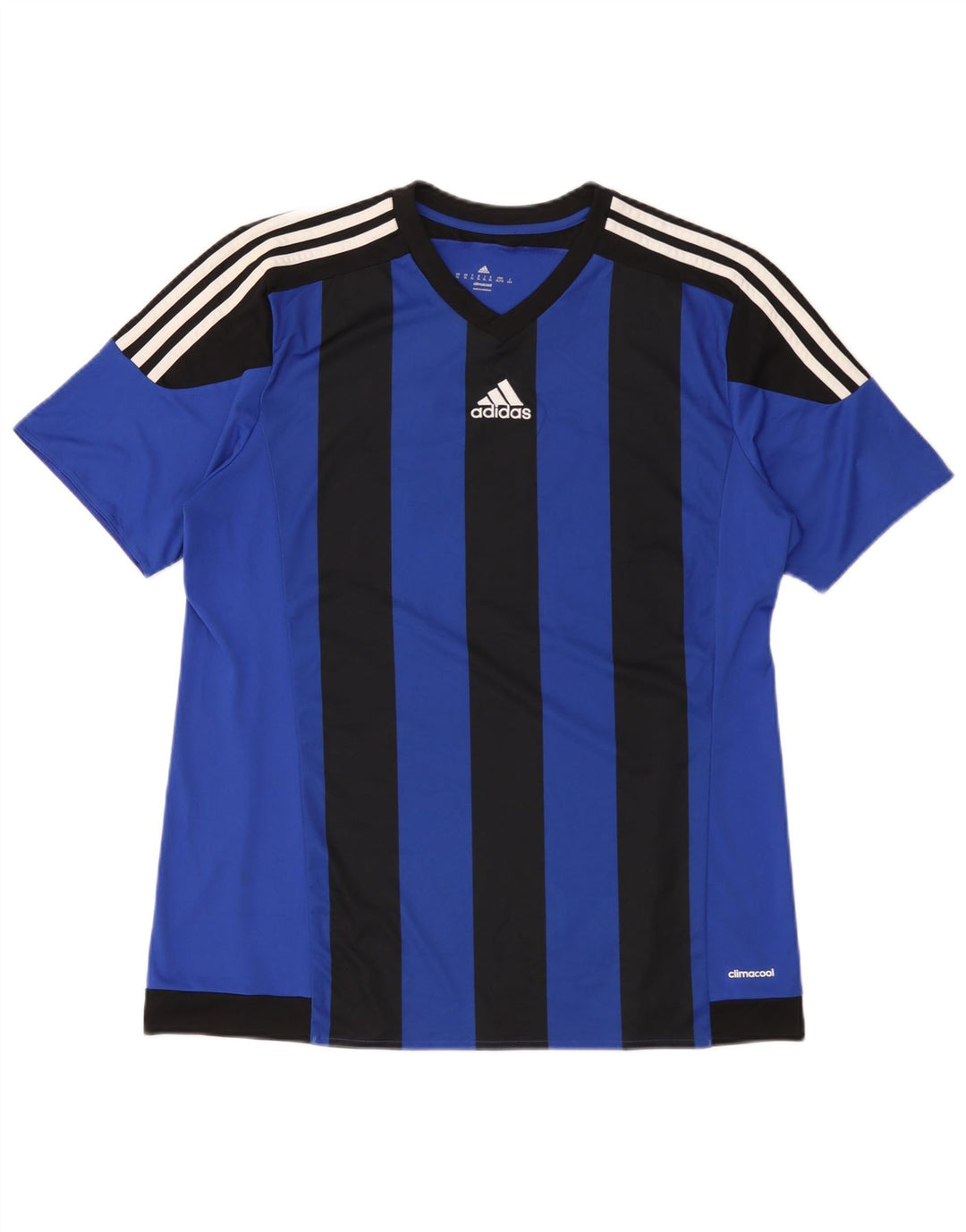 Adidas Hombre Climacool Graphic Camiseta Top XL Azul Colorblock Poliéster