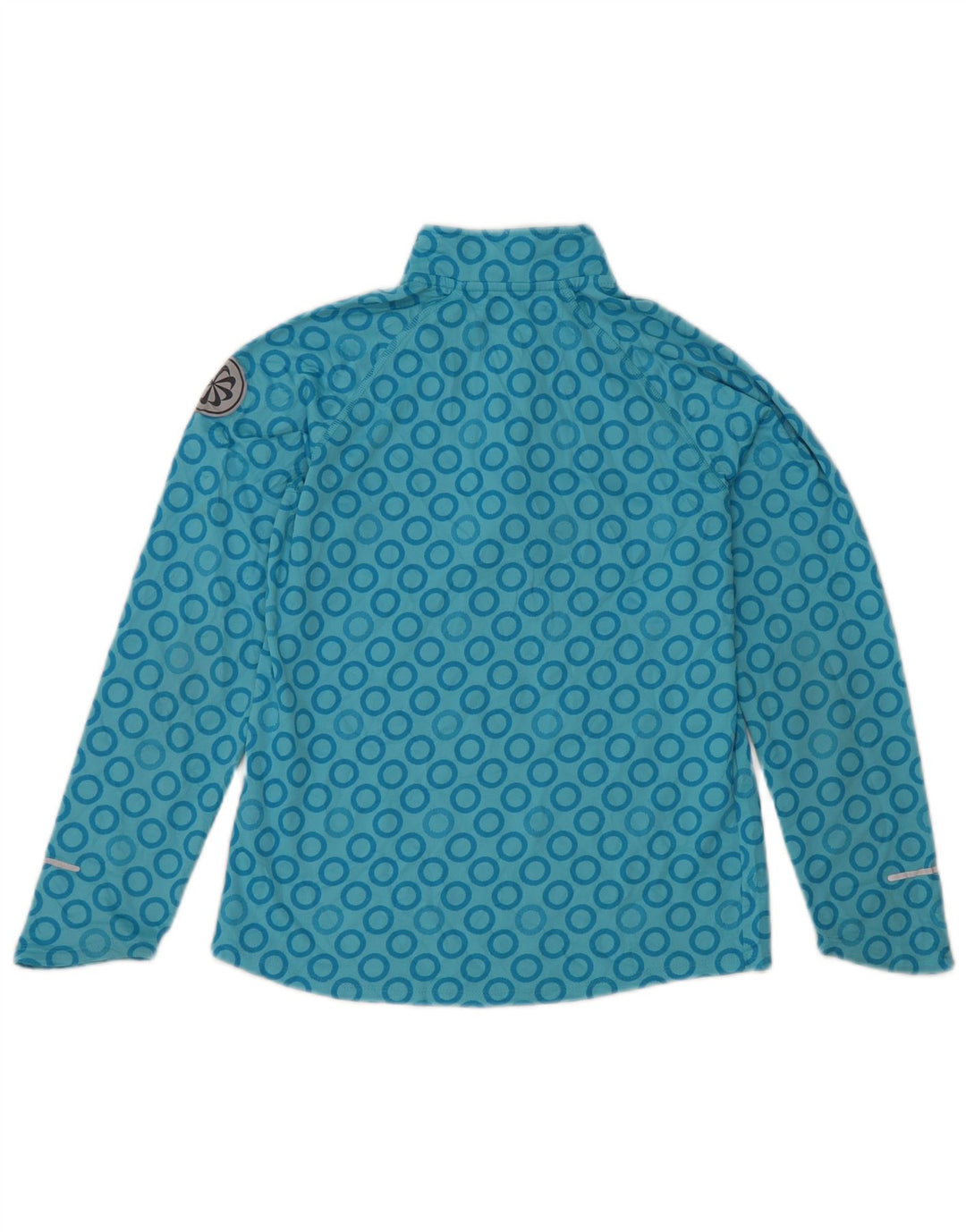 Nike - Chándal para niña con cremallera y cuello, 13-14 años, XL, azul geométrico