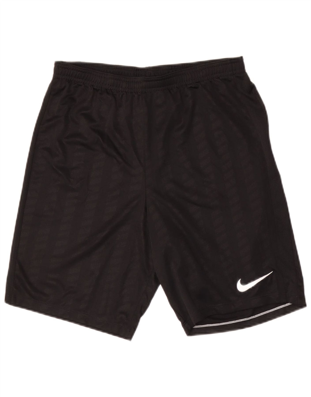 Pantalones cortos deportivos Nike Dri Fit para hombre Poliéster a rayas negras medianas