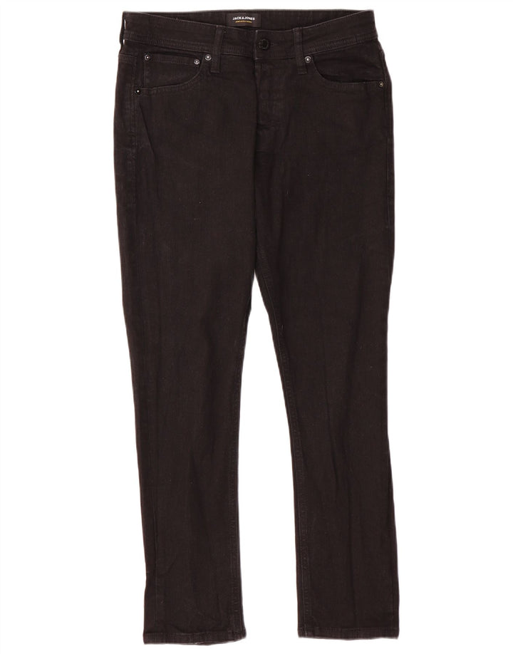 Jack & Jones Vaqueros Slim para Hombre W32 L30 Algodón Negro