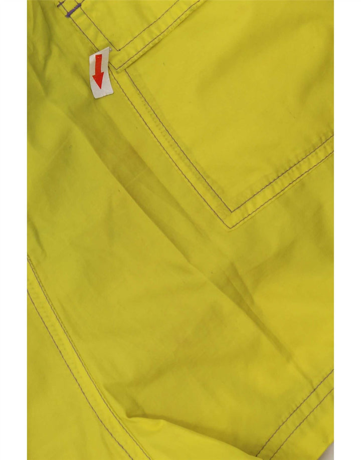 Calvin Klein Bañador con gráfico para hombre, poliéster amarillo grande