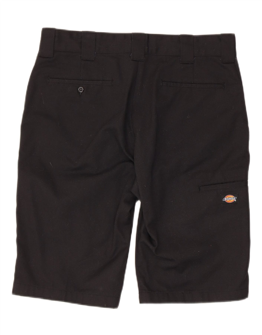 Dickies Pantalones cortos chinos ajustados para hombre W34 Poliéster negro grande