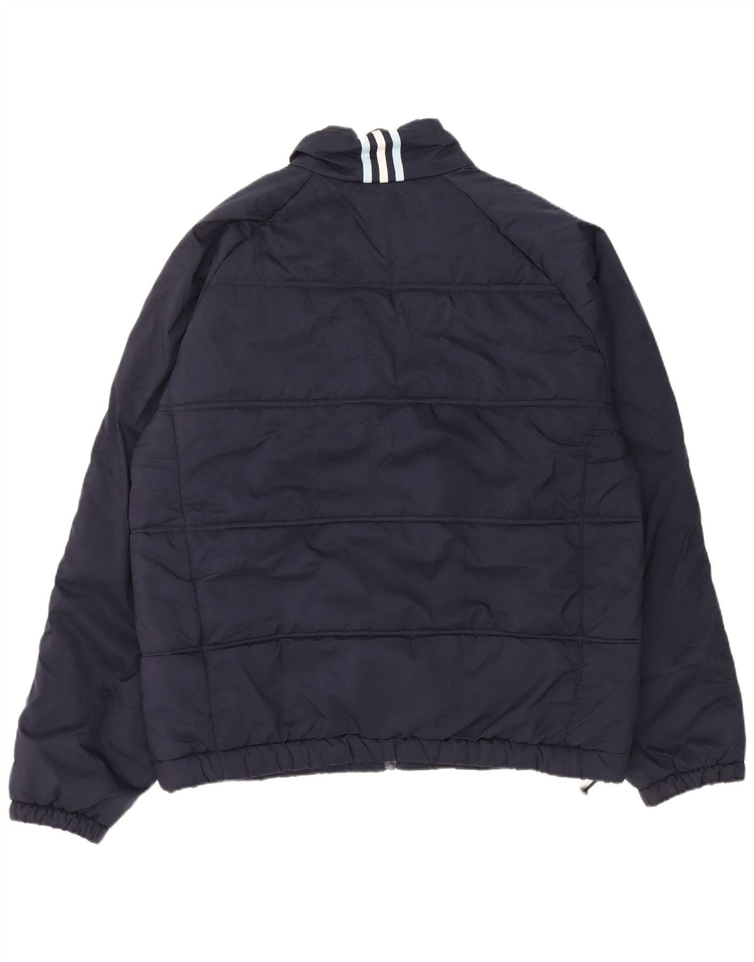 Adidas Chaqueta acolchada para hombre UK 42 XL Azul marino Poliéster