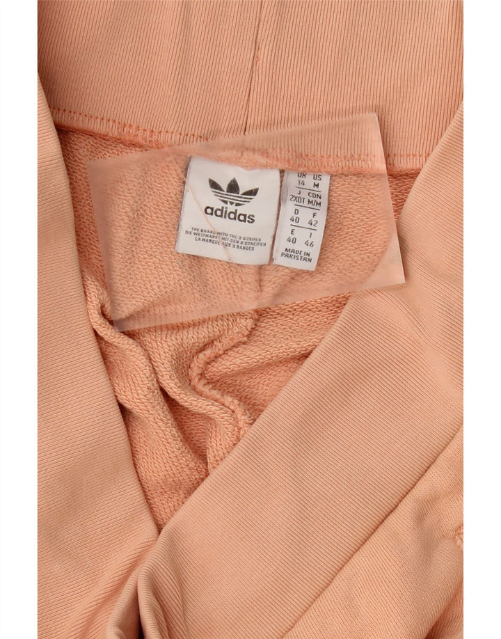 ADIDAS Womens Tracksuit Trousers Joggers UK 14 Medium Orange Vintage Adidas and Second-Hand Adidas from Messina Hembry 