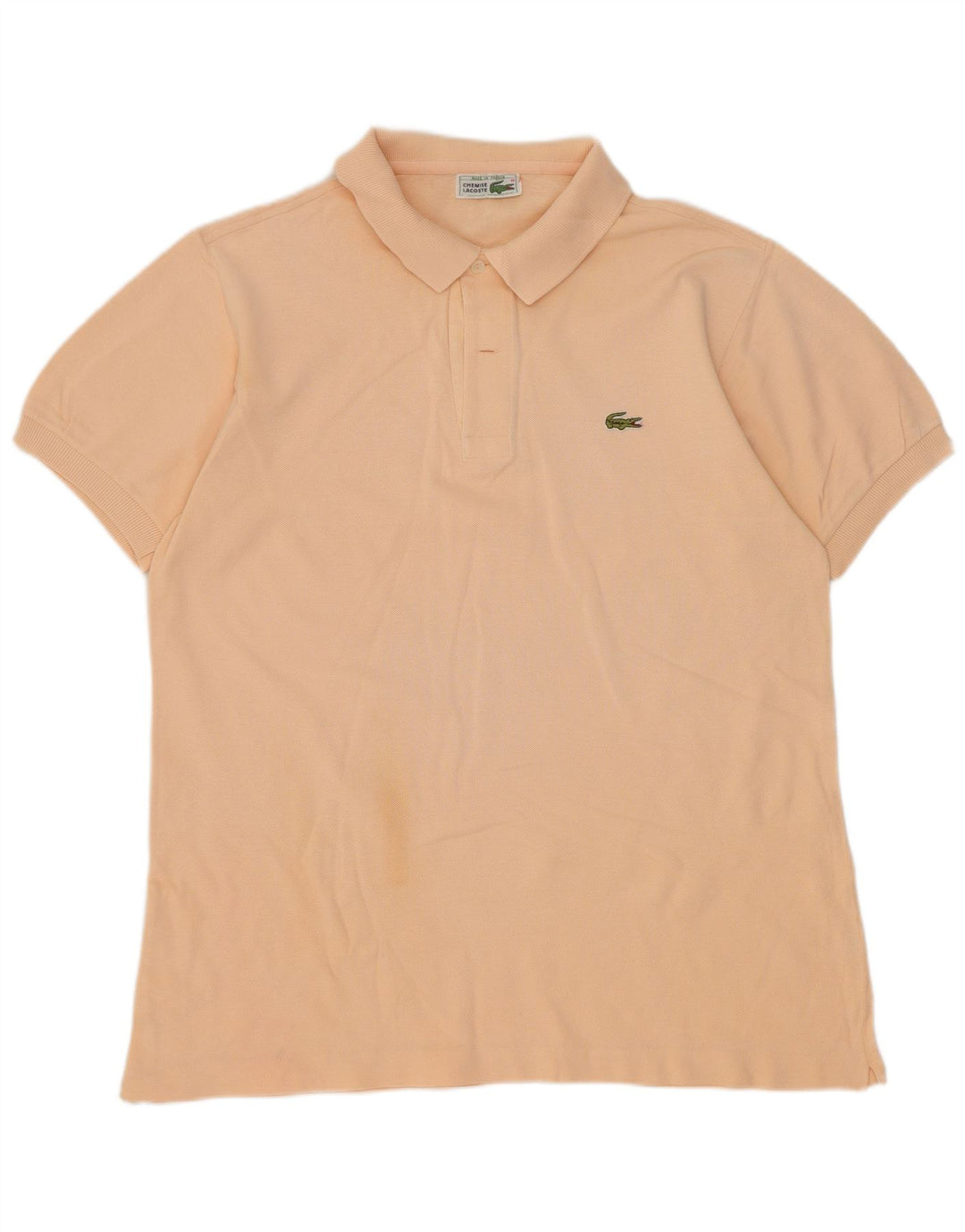 Polo Lacoste Hombre Grande Naranja Algodón