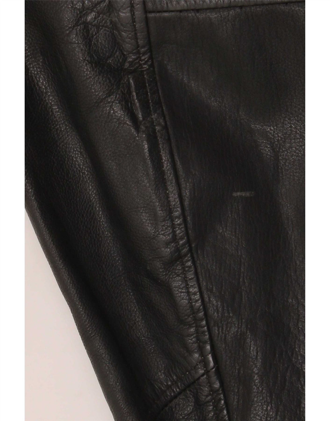 Alan Gordon Chaqueta Bomber de Cuero para Hombre UK 38 Medium Black
