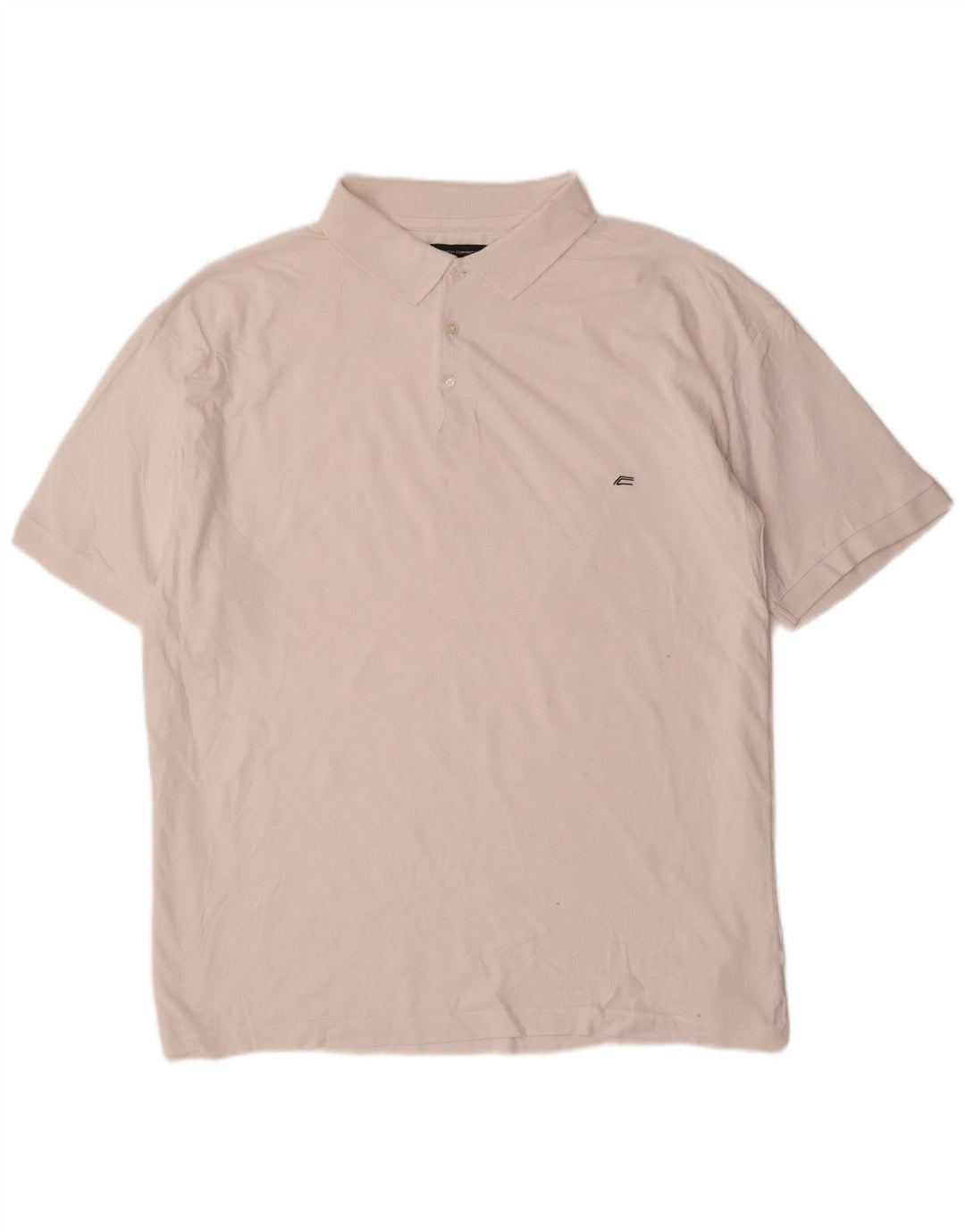 French Connection Polo para hombre 2XL Algodón blanco