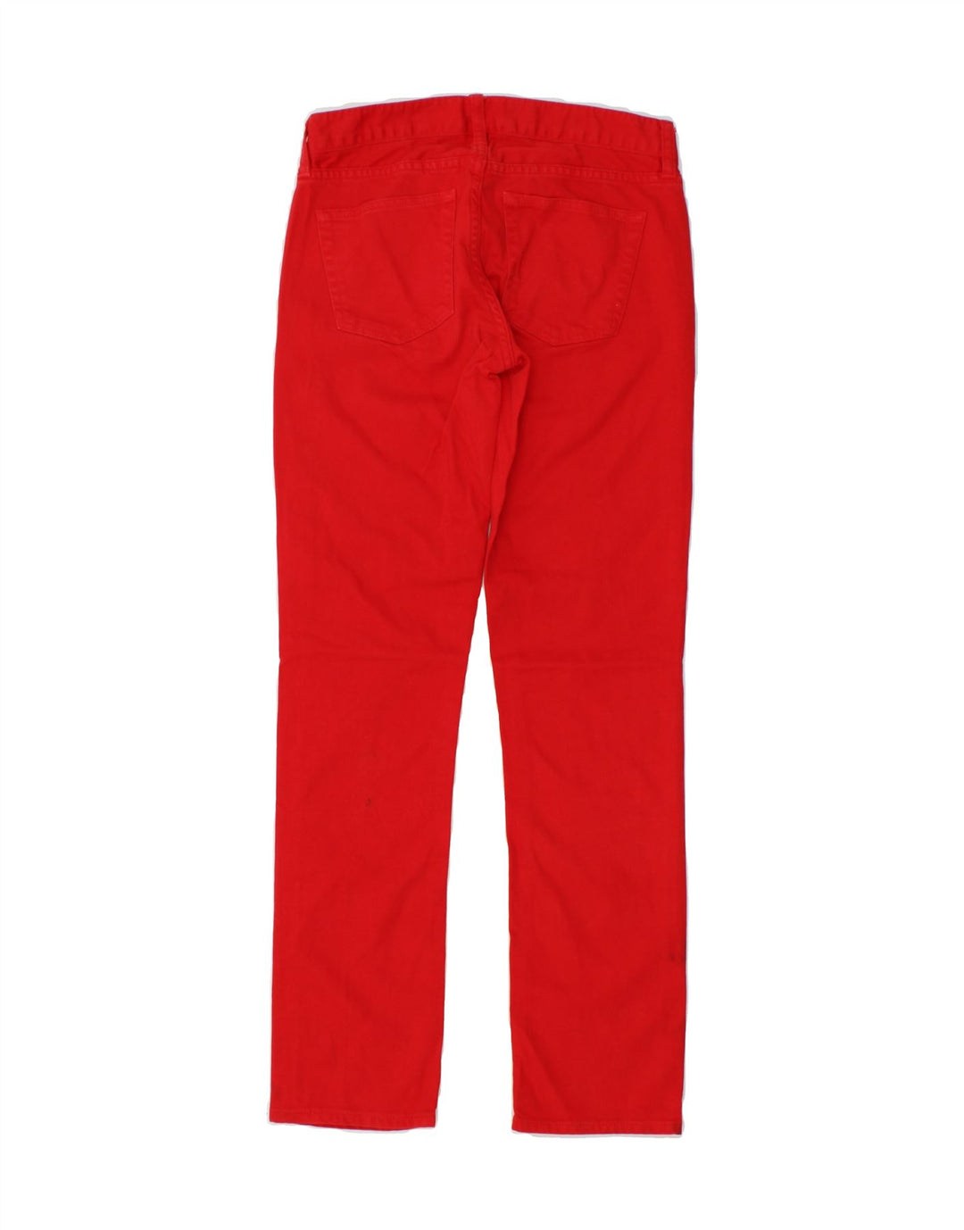 J. CREW Womens Matchstick Straight Jeans W25 L29 Red Cotton Vintage J. Crew and Second-Hand J. Crew from Messina Hembry 