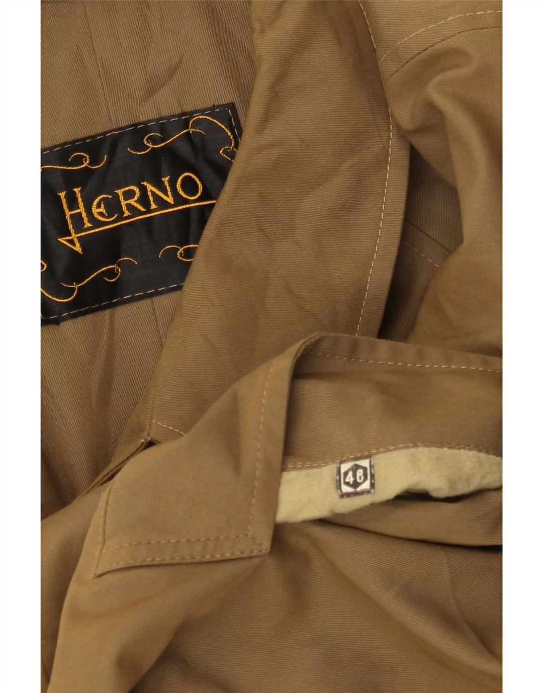 Herno Abrigo para hombre IT 48 Beige medio