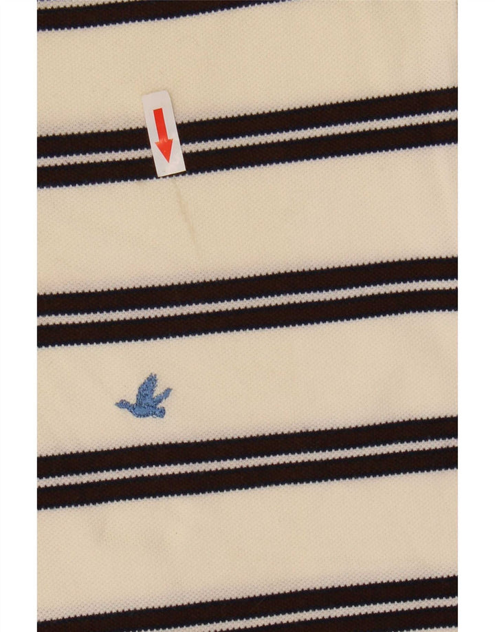 Brooksfield Polo para hombre Talla 52 Grande Beige Rayas