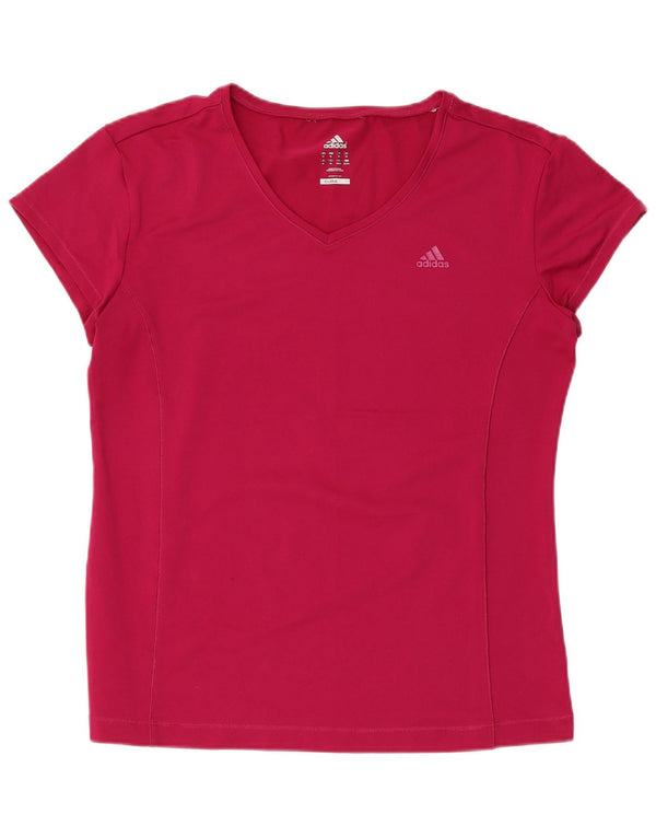 Adidas Mujer Climalite Camiseta Top UK 22 3XL Rosa
