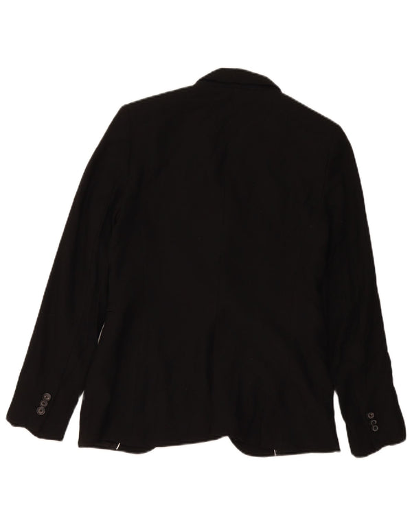 Massimo Dutti Chaqueta Blazer De 1 Botón Para Mujer EU 38 Small Negro