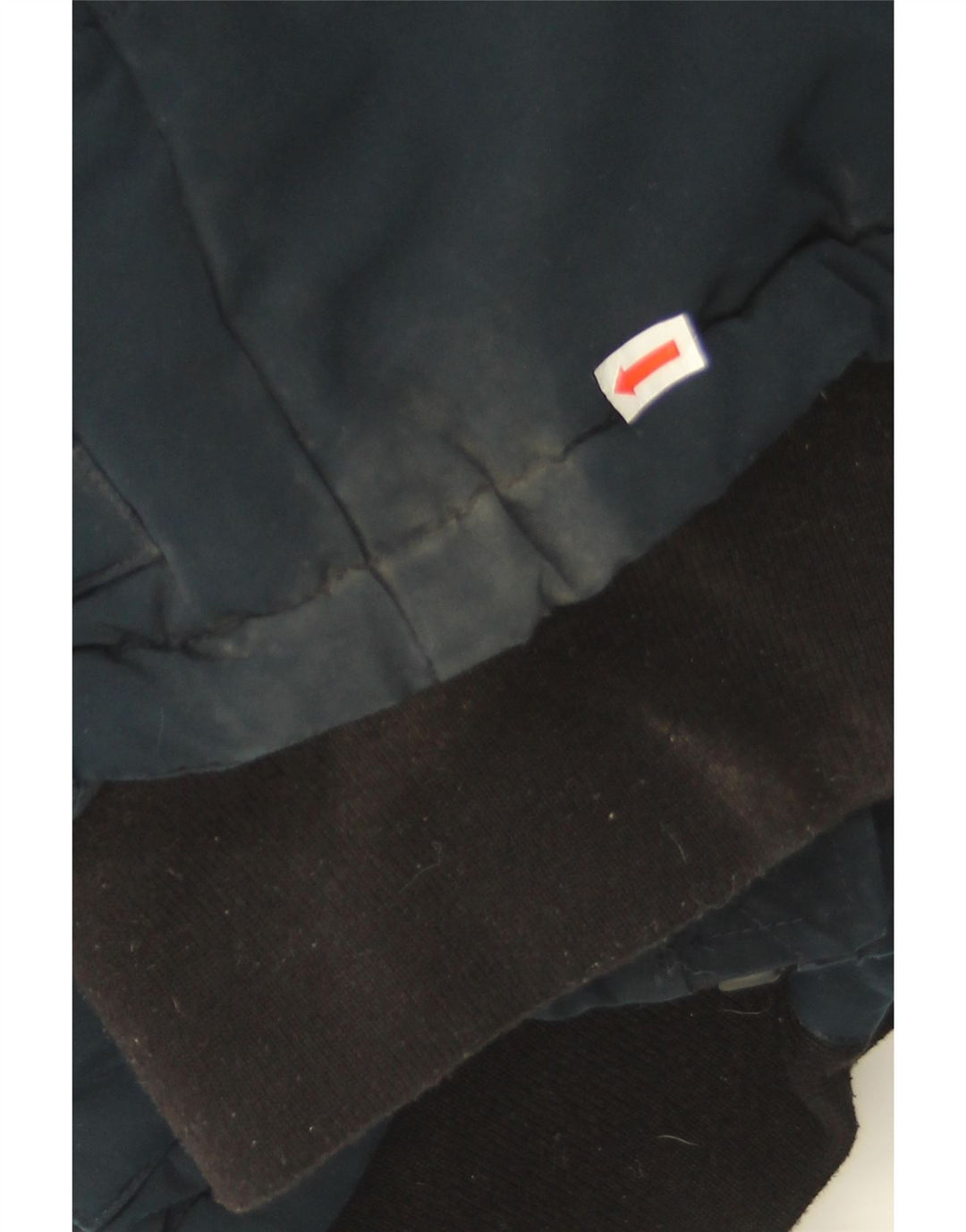 Superdry Chaqueta Acolchada Extragrande Con Capucha Para Mujer UK 8 Small Azul Marino