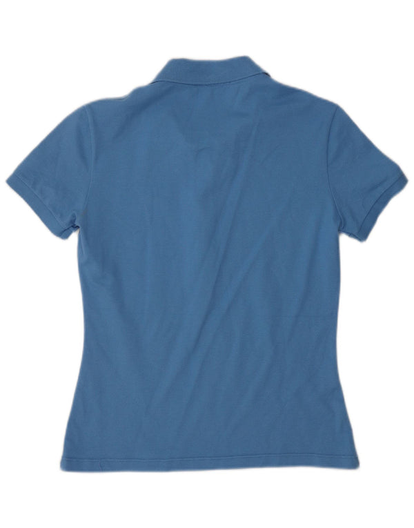 Polo Lacoste Mujer Talla 40 Algodón Azul Medio