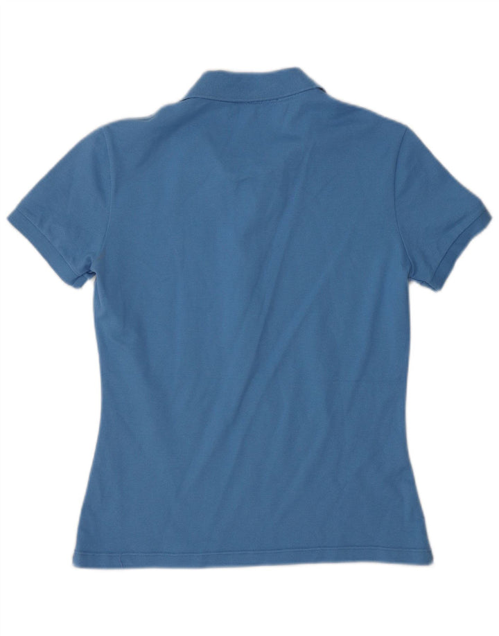 Polo Lacoste Mujer Talla 40 Algodón Azul Medio