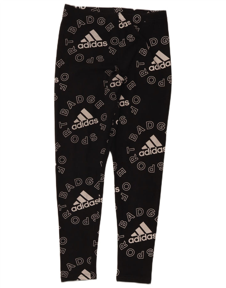Adidas Leggings gráficos para mujer Reino Unido 12/14 Mediano Negro