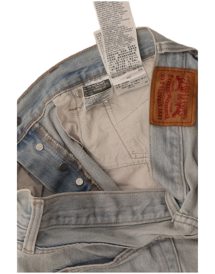 LEVI'S Mujer 501 Shorts De Mezclilla W27 Pequeño Algodón Azul