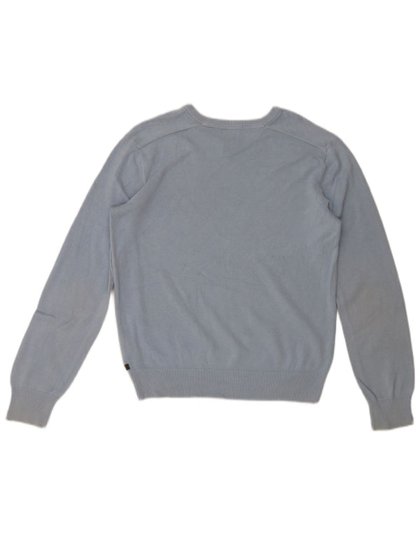 Timberland Jersey Regular Fit con Cuello en V para Hombre Pequeño Algodón Azul