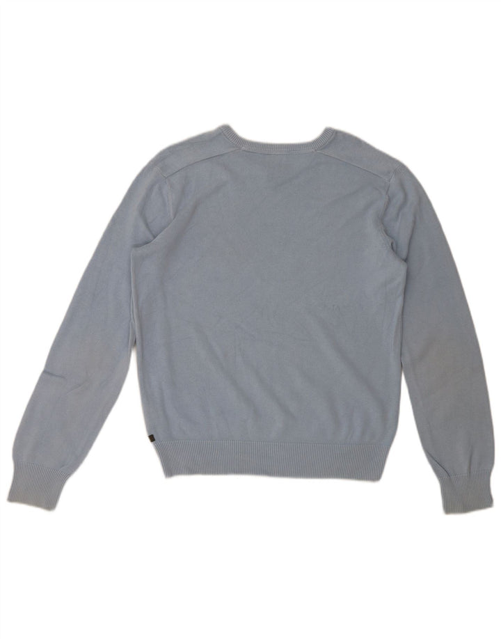 Timberland Jersey Regular Fit con Cuello en V para Hombre Pequeño Algodón Azul