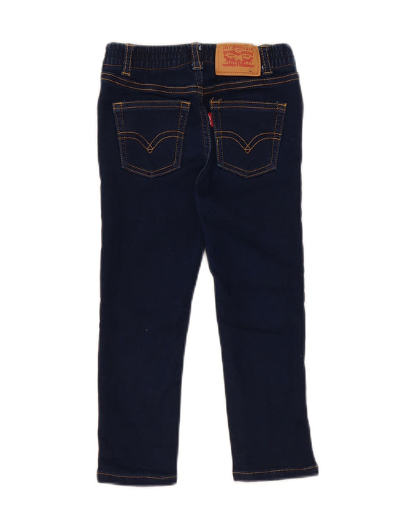 Levi's Vaqueros pitillo para niñas de 18 a 24 meses W20 L14 Algodón azul marino