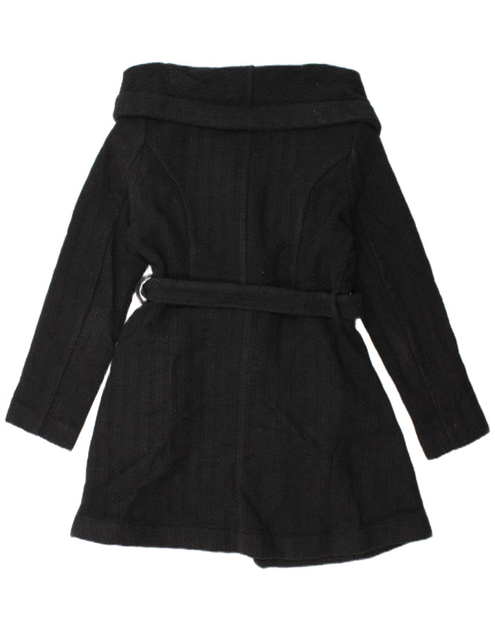 Oasis - Cárdigan largo para mujer, talla 40, talla mediana, lana negra