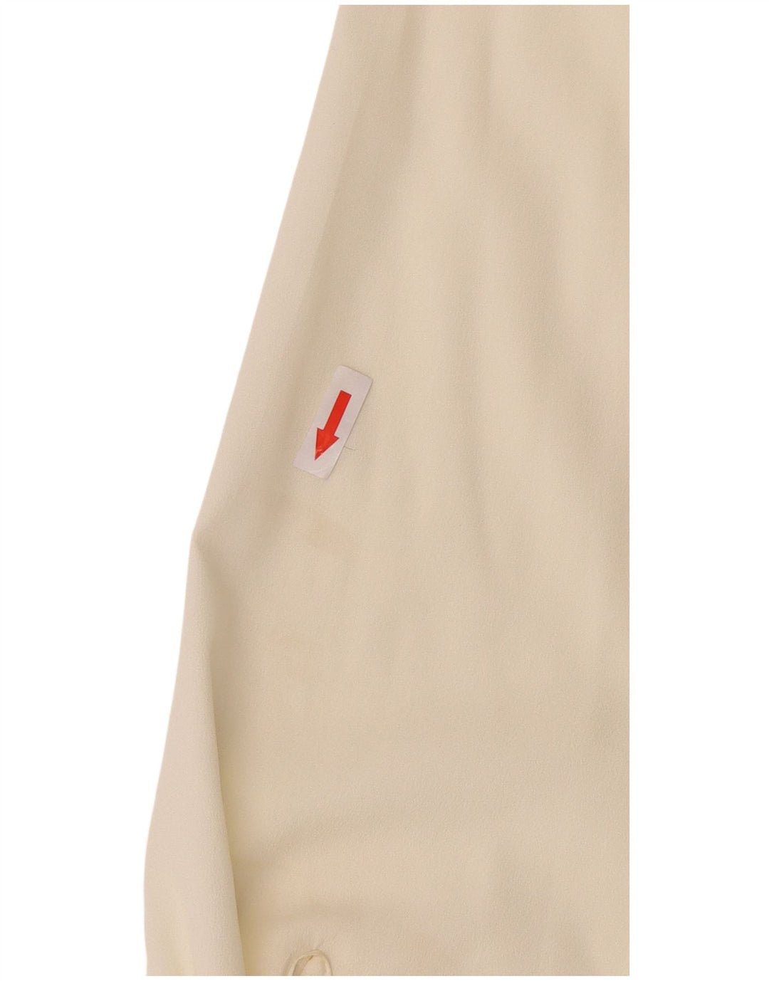 Vintage mujer camisa blusa Reino Unido 14 medio de viscosa blanca