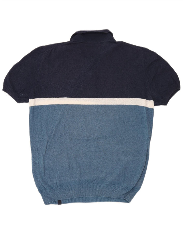 Fay Polo para hombre IT 48 Medium Azul marino Colorblock