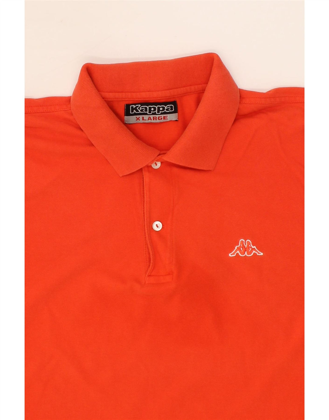 KAPPA Mens Polo Shirt XL Orange Cotton Vintage Kappa and Second-Hand Kappa from Messina Hembry 