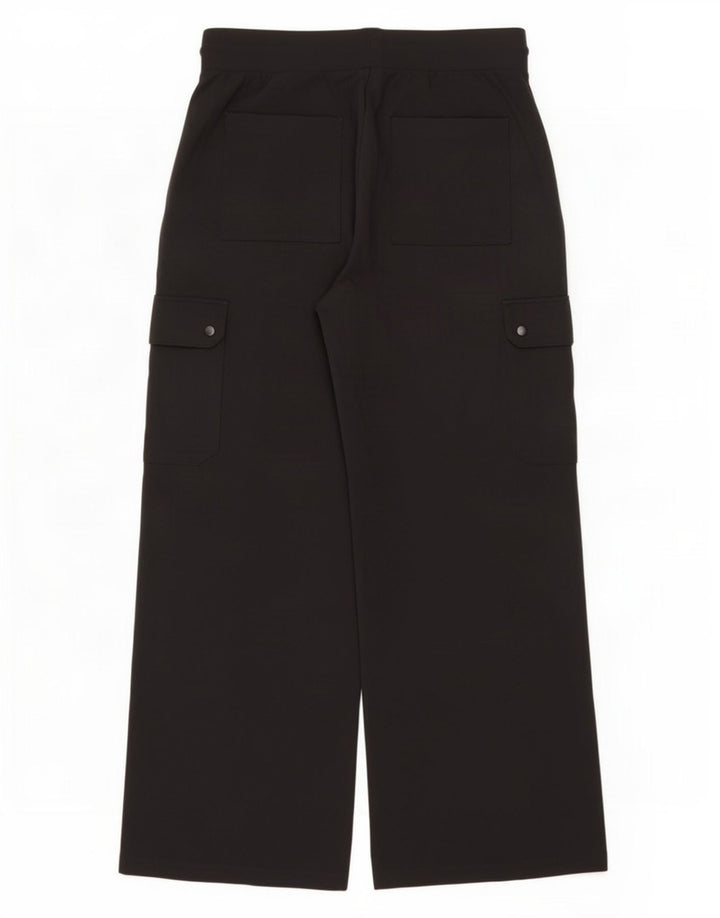 Marks & Spencer Pantalones de chándal cargo para mujer UK 44 Large Viscosa negra