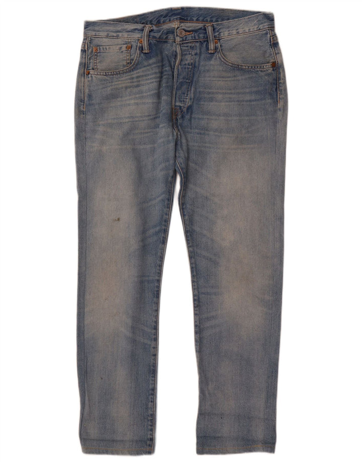 Levi's Hombre 501 Vaqueros Rectos W32 L29 Algodón Azul