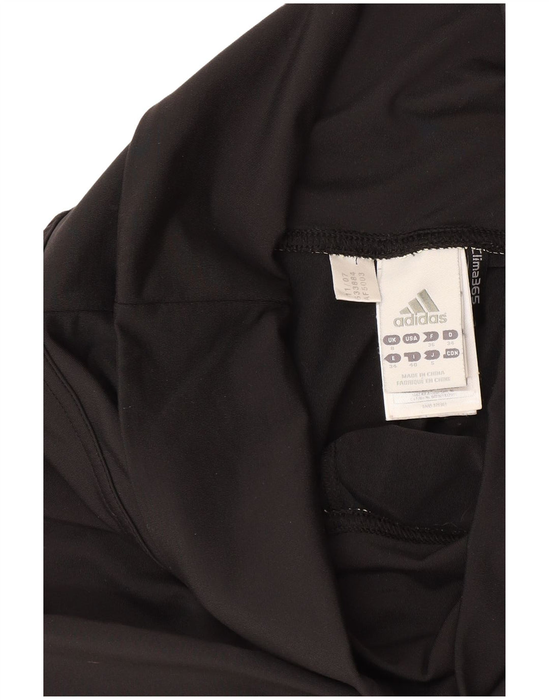 Adidas - Pantalones cortos deportivos Climalite Bermuda para mujer, talla 8, tamaño pequeño, poliéster negro