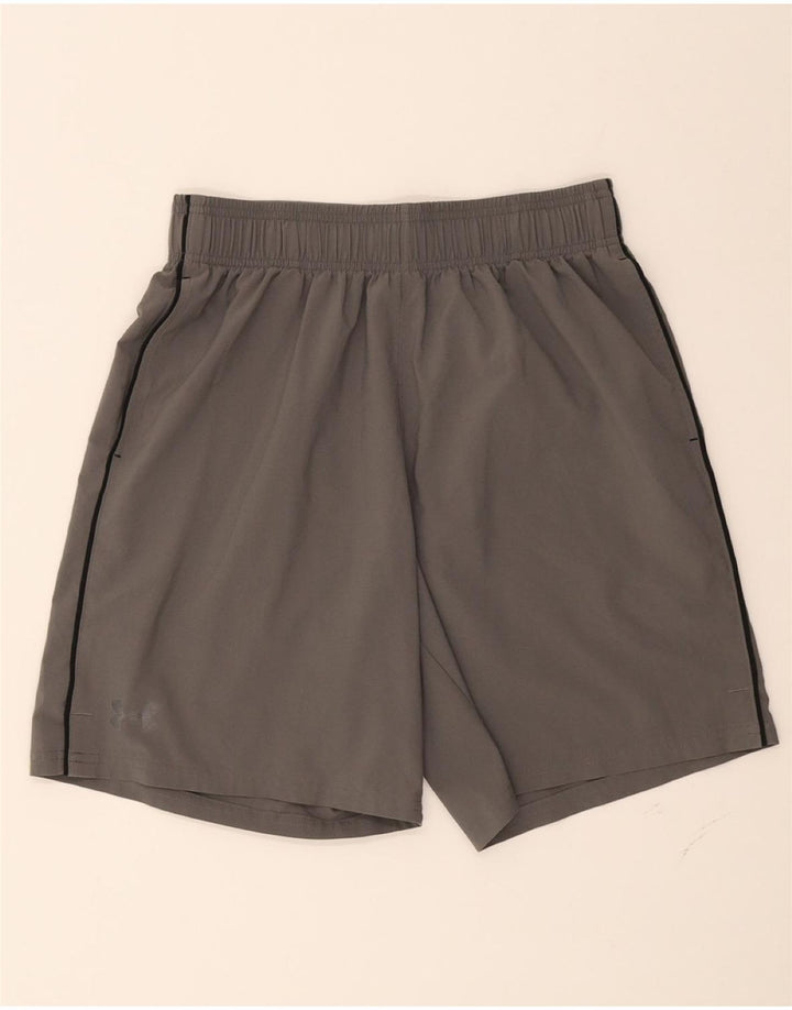 UNDER ARMOUR Mens Graphic Sport Shorts Medium  Grey Vintage Under Armour and Second-Hand Under Armour from Messina Hembry 