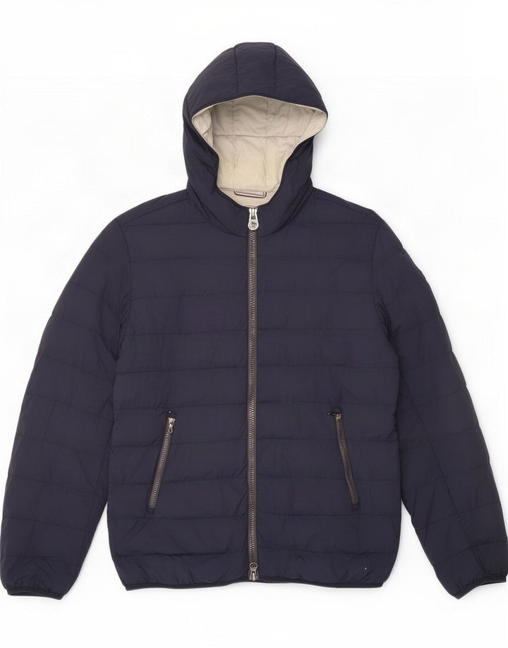Colmar Chaqueta acolchada con capucha para hombre IT 52 Large Poliamida azul marino