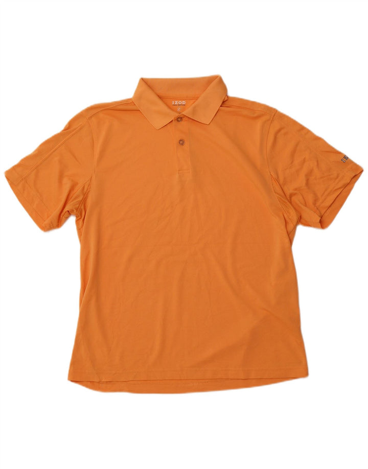 IZOD Polo Hombre Poliéster Naranja Mediano