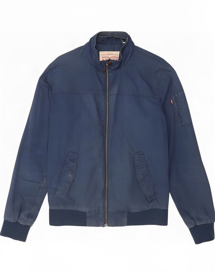 Levi's Chaqueta Bomber para Hombre UK 38 Mediana Azul Marino Algodón