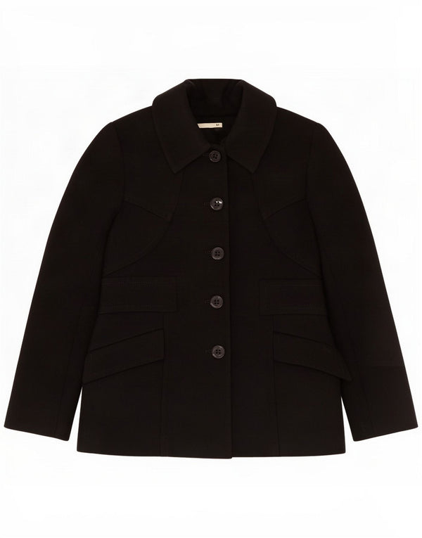 Chaqueta tipo blazer de 5 botones para mujer Reiss UK 8 Small Poliéster negro