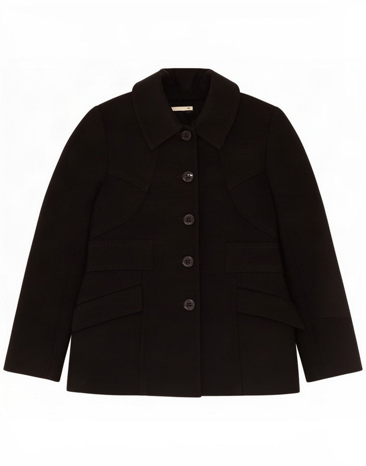 Chaqueta tipo blazer de 5 botones para mujer Reiss UK 8 Small Poliéster negro