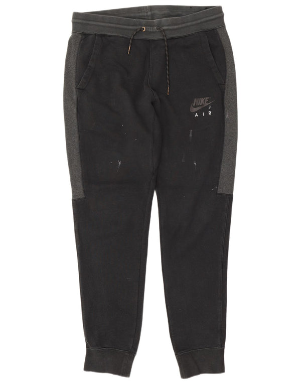Nike Pantalones De Chándal Joggers Large Negro Colorblock Algodón