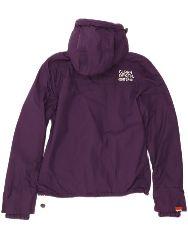 Superdry Chaqueta Cortavientos The Windcheater para Mujer UK 44 Mediano Púrpura